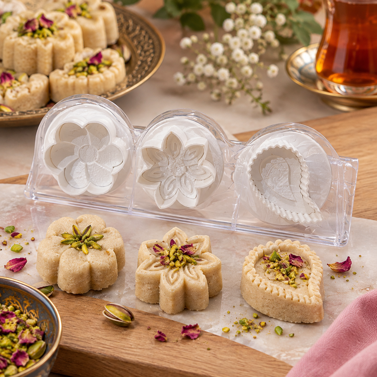کاتر فشاری ۳ طرح حلوایی
